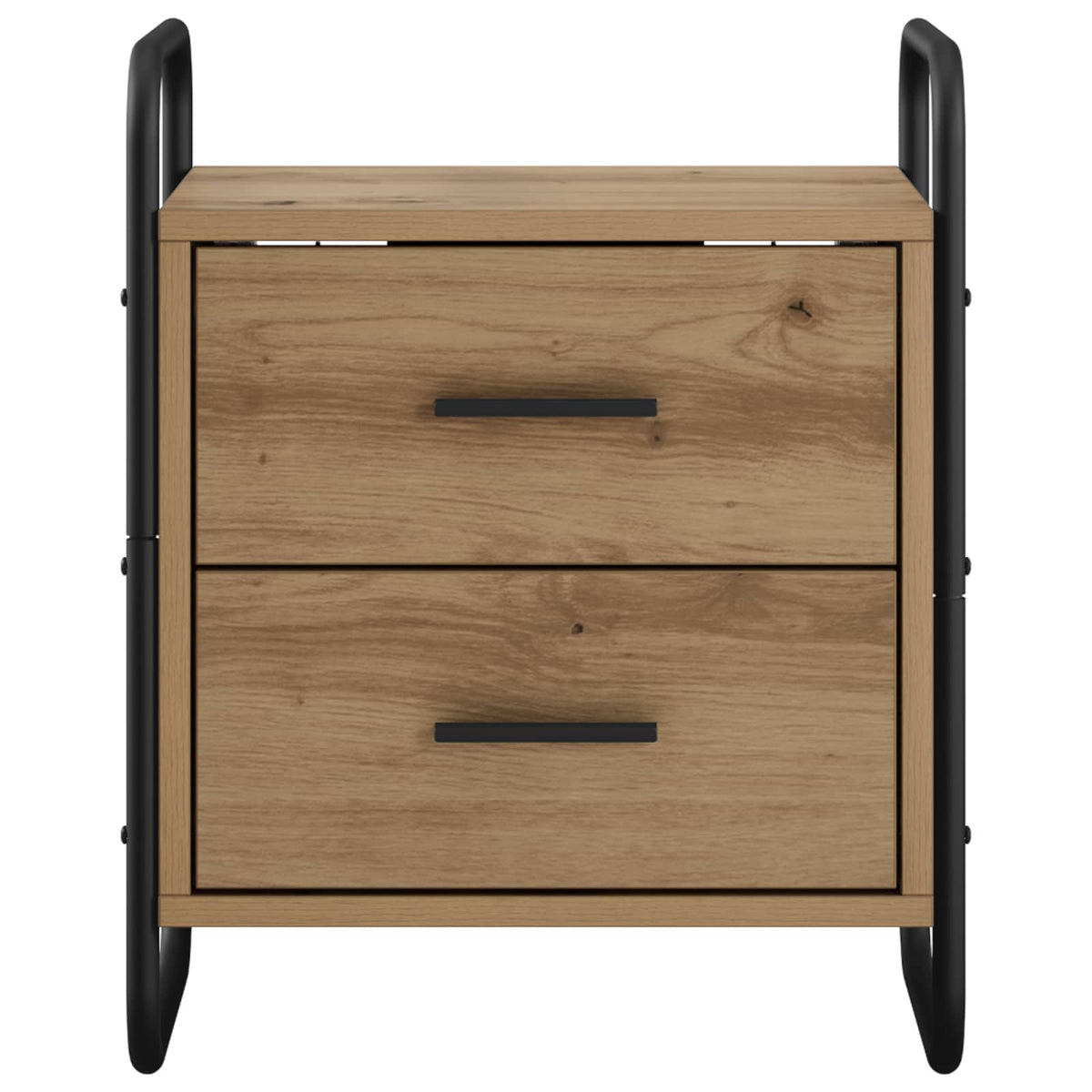 Hanging Bedside Cabinet Artisan Oak 40 x 30 x 50 cm