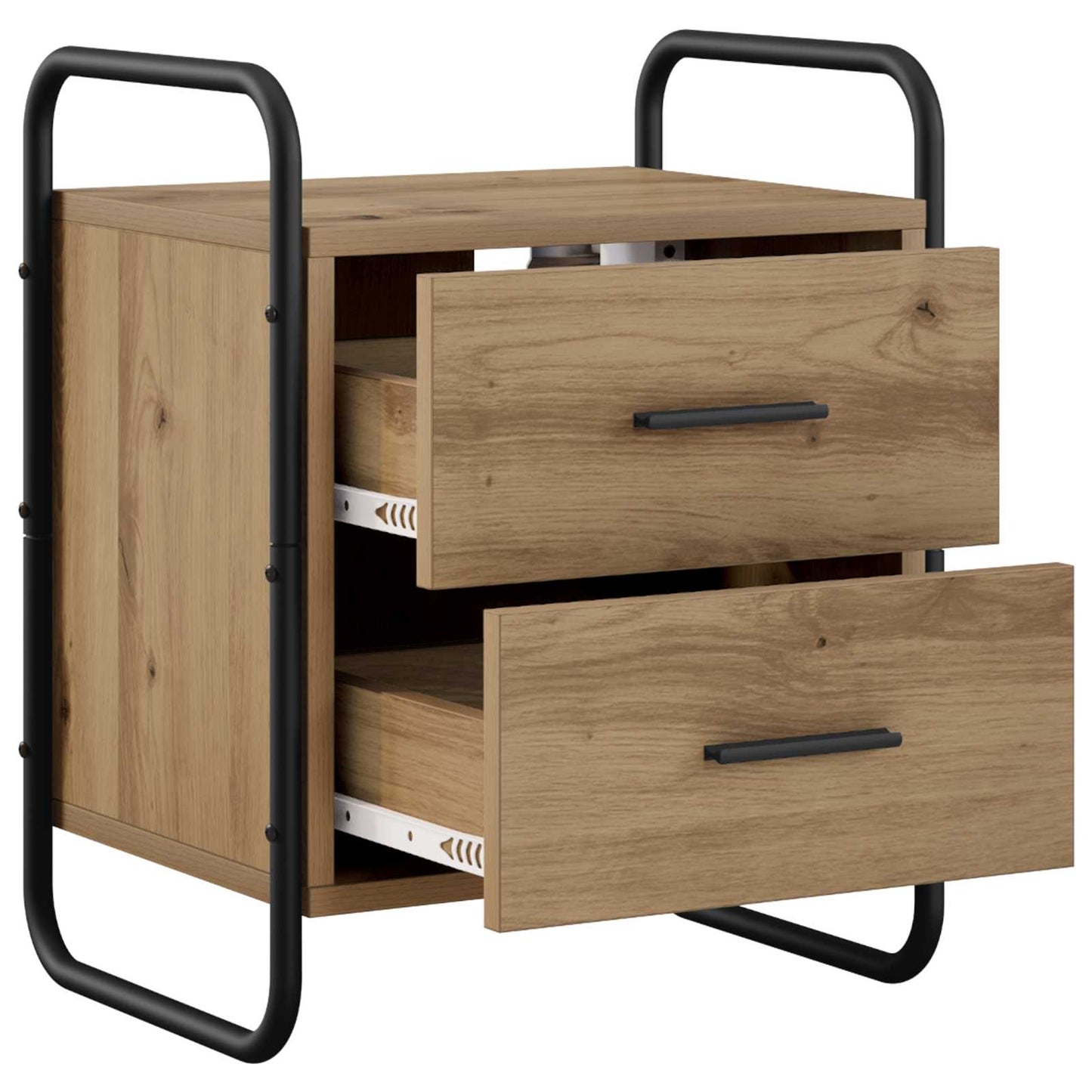 Hanging Bedside Cabinet 2 pcs Artisan Oak 40 x 30 x 50 cm
