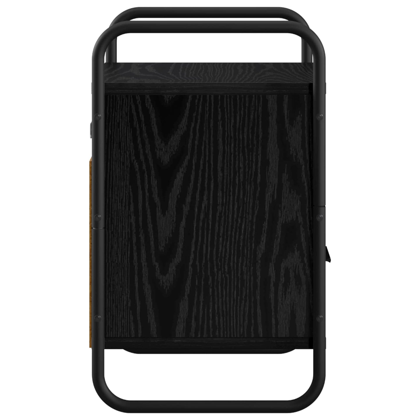 Hanging Bedside Cabinet Black Oak 40 x 30 x 50 cm