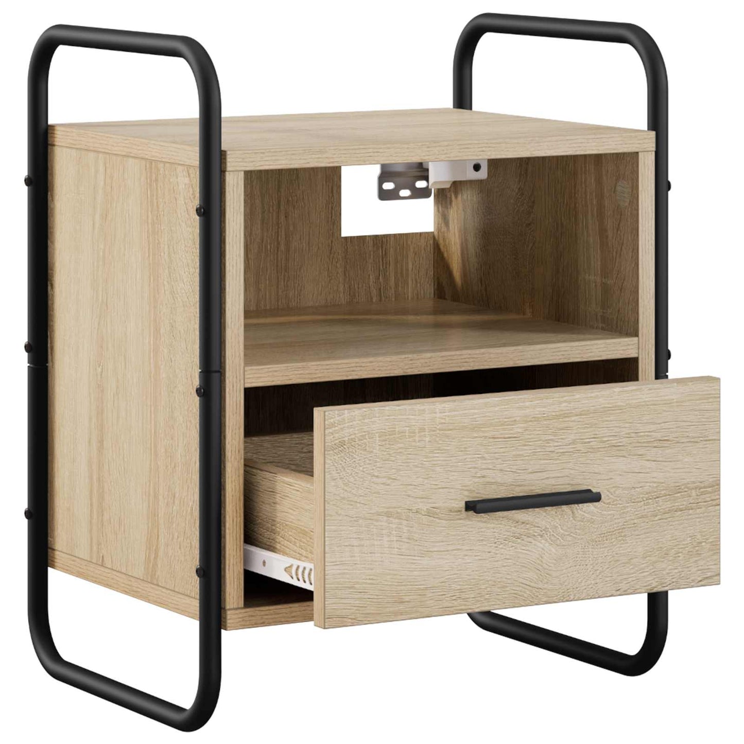 Hanging Bedside Cabinet Sonoma Oak 40 x 30 x 50 cm