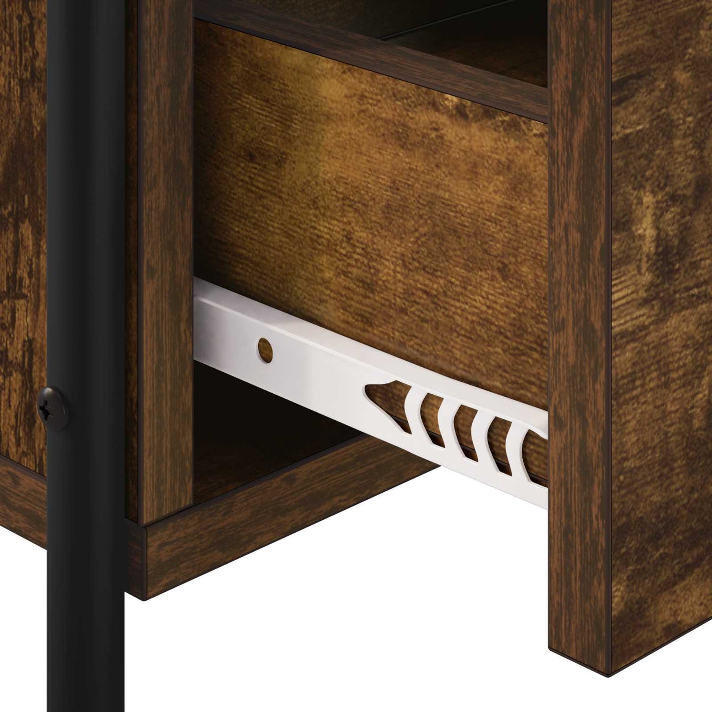 Hanging Bedside Cabinet Smoked Oak 40 x 30 x 50 cm