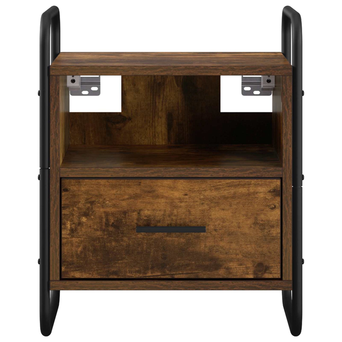 Hanging Bedside Cabinet Smoked Oak 40 x 30 x 50 cm