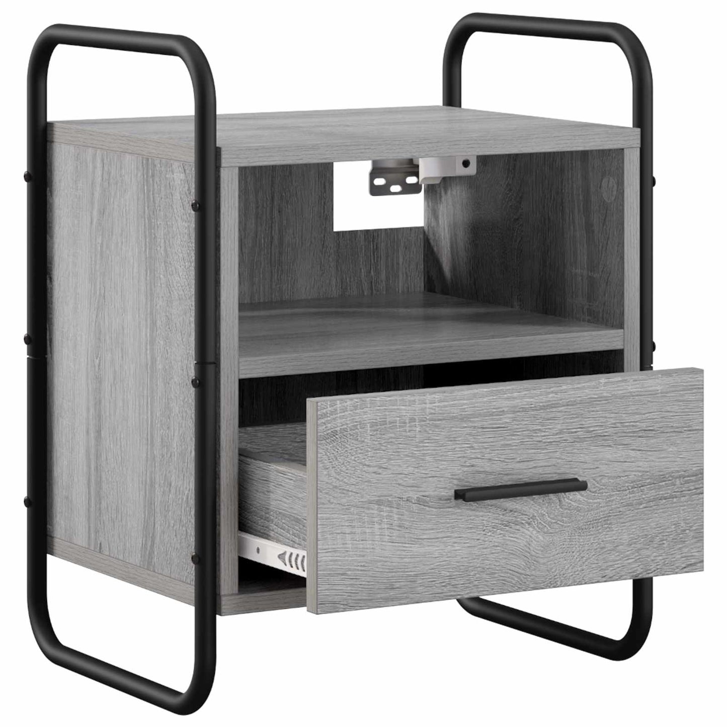 Hanging Bedside Cabinet Grey Sonoma 40 x 30 x 50 cm