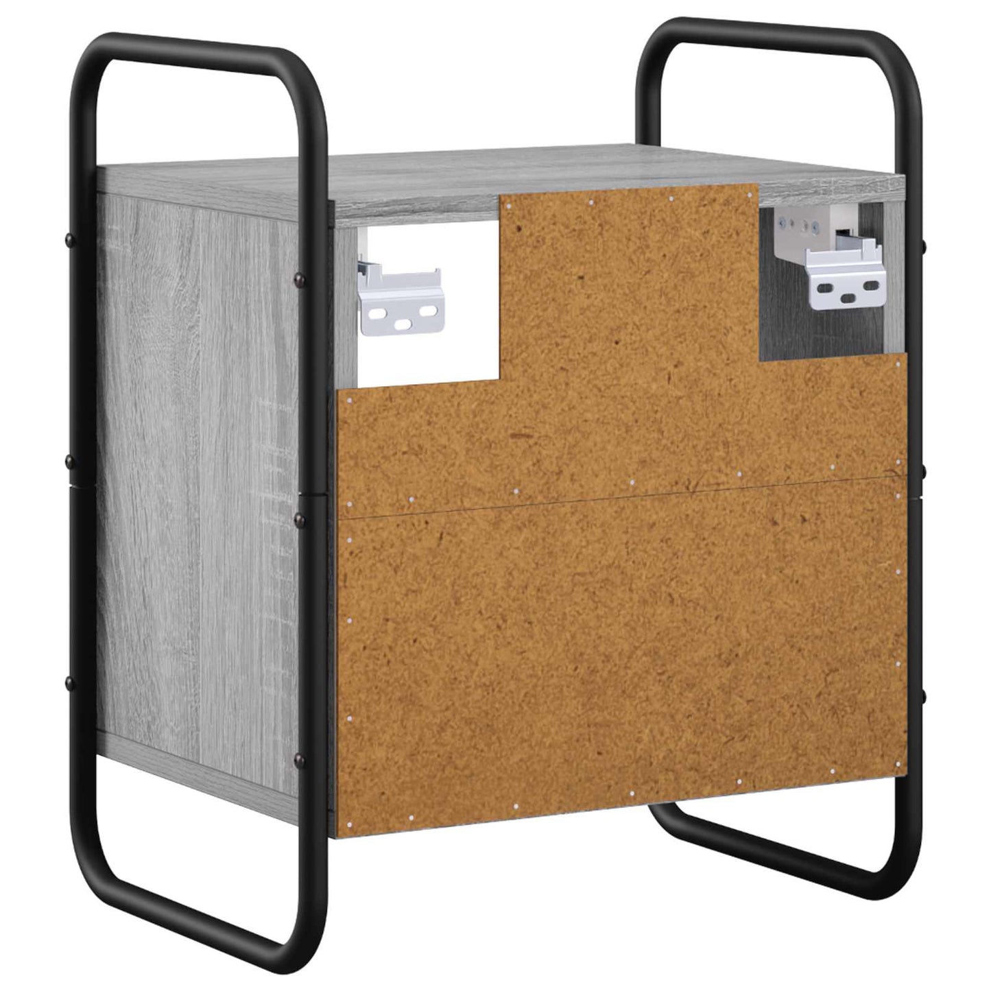 Hanging Bedside Cabinet 2 pcs Grey Sonoma 40 x 30 x 50 cm