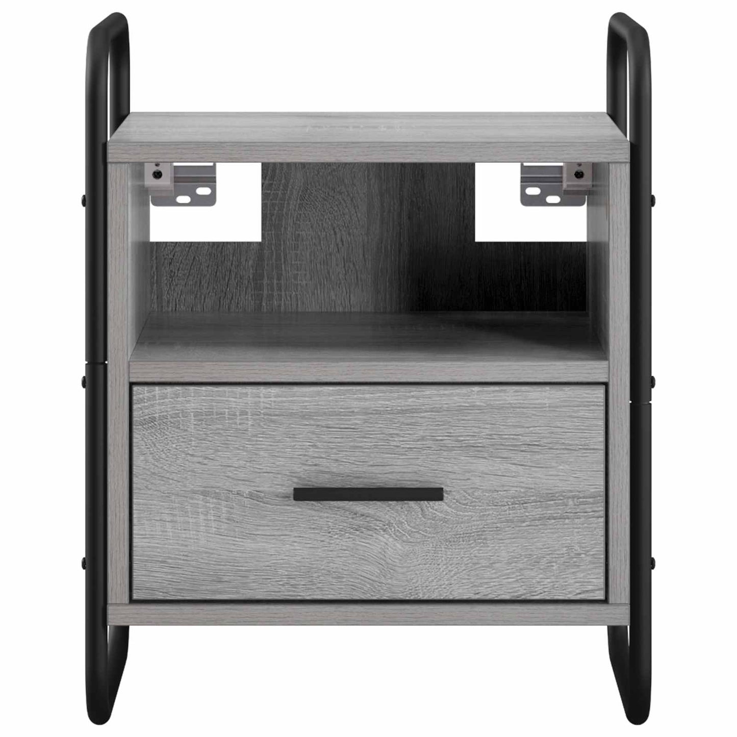 Hanging Bedside Cabinet 2 pcs Grey Sonoma 40 x 30 x 50 cm