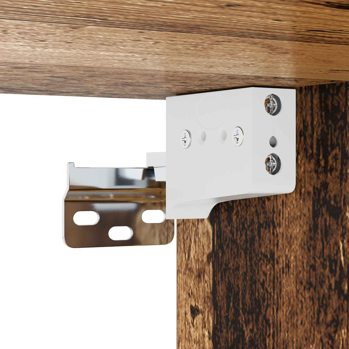 Hanging Bedside Cabinet 2 pcs Old Wood 40 x 30 x 50 cm