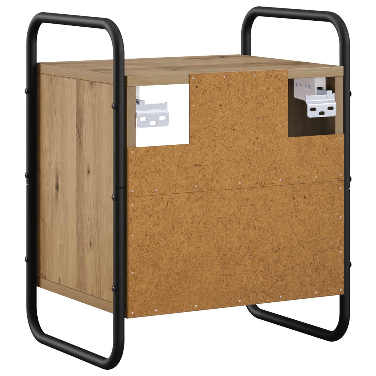 Hanging Bedside Cabinet Artisan Oak 40 x 30 x 50 cm