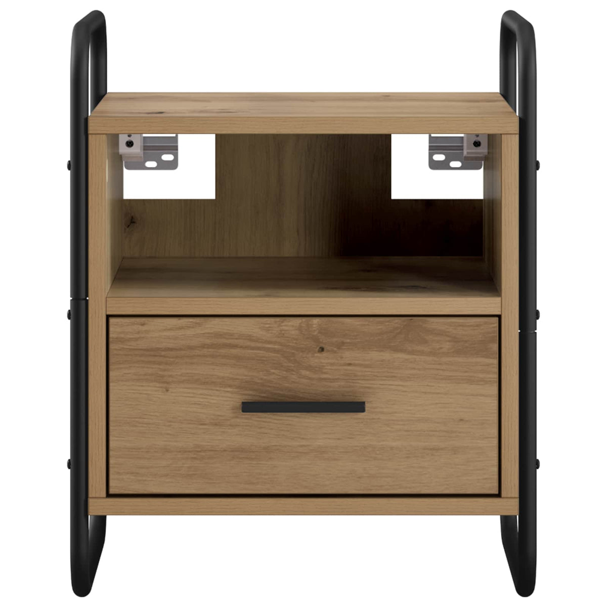 Hanging Bedside Cabinet Artisan Oak 40 x 30 x 50 cm