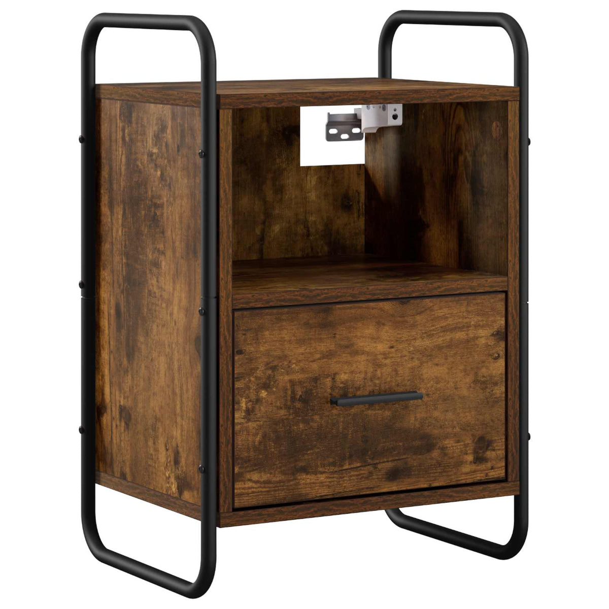 Hanging Bedside Cabinet 2 pcs Smoked Oak 40 x 30 x 60 cm