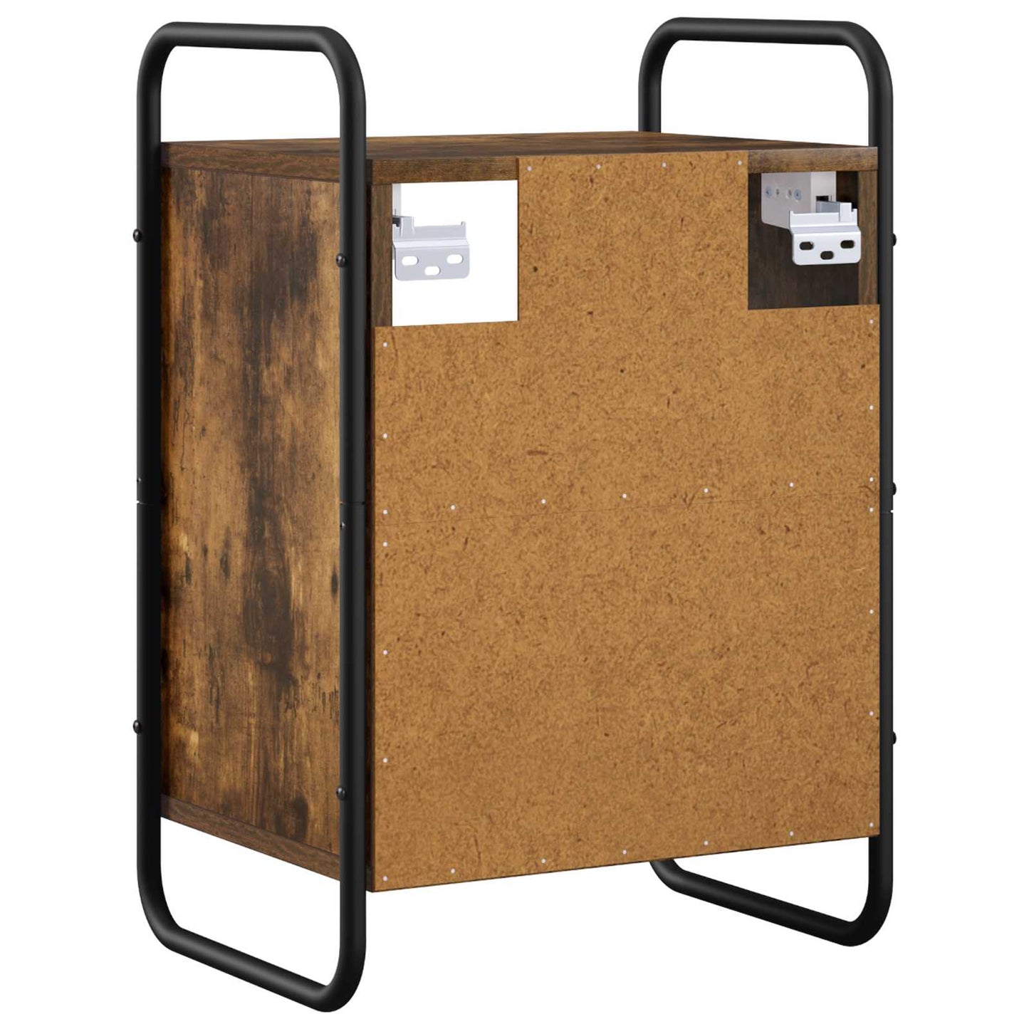 Hanging Bedside Cabinet 2 pcs Smoked Oak 40 x 30 x 60 cm