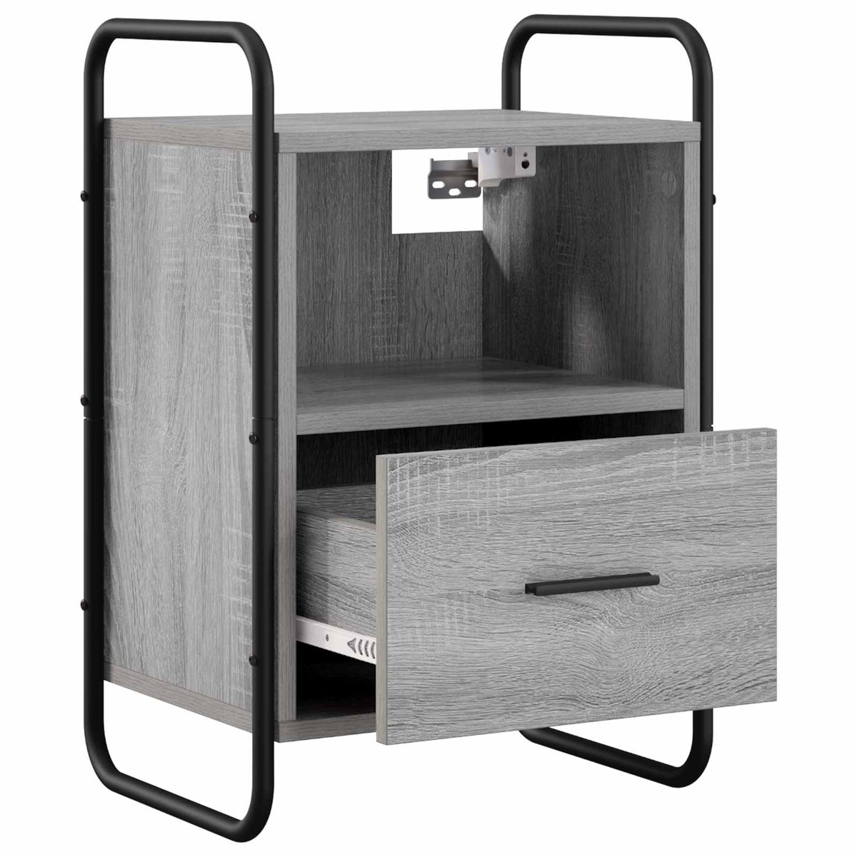 Hanging Bedside Cabinet Grey Sonoma 40 x 30 x 60 cm