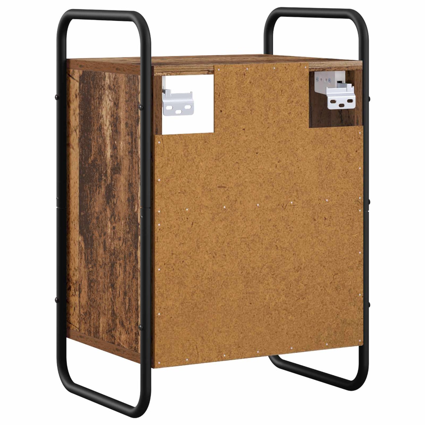 Hanging Bedside Cabinet 2 pcs Old Wood 40 x 30 x 60 cm