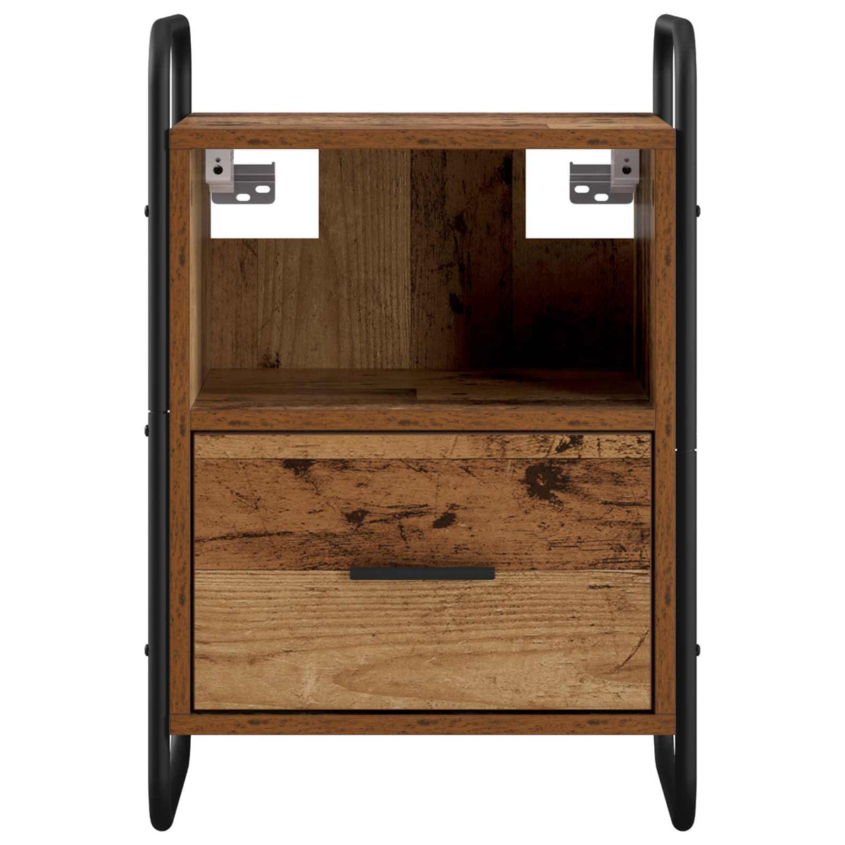 Hanging Bedside Cabinet 2 pcs Old Wood 40 x 30 x 60 cm