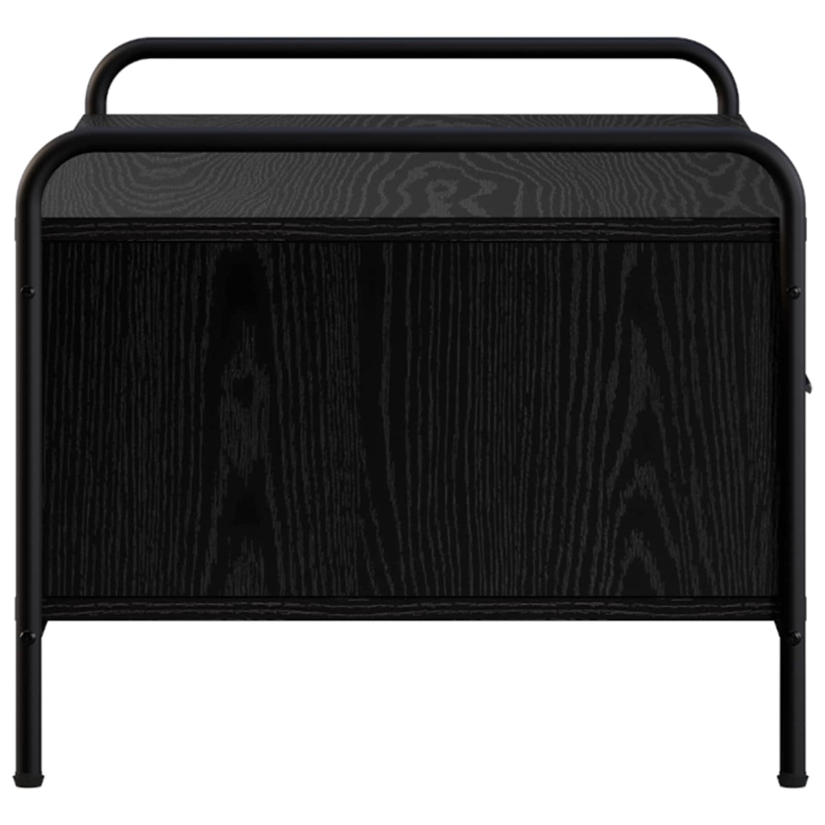 Coffee Table Black Oak 90 x 49 x 41 cm Engineered Wood