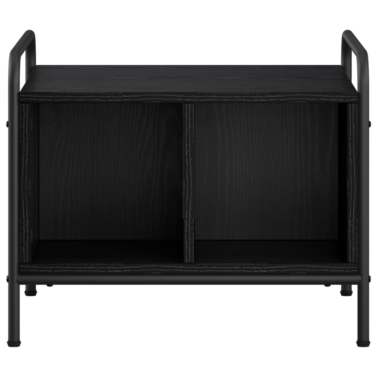 Coffee Table Black Oak 50 x 49 x 41 cm Engineered Wood