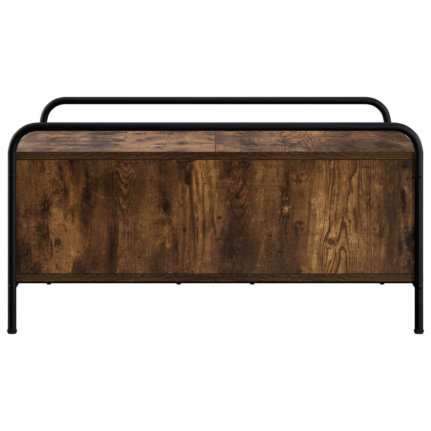 Coffee Table Smoked Oak 80 x 80 x 41 cm Engineered Wood