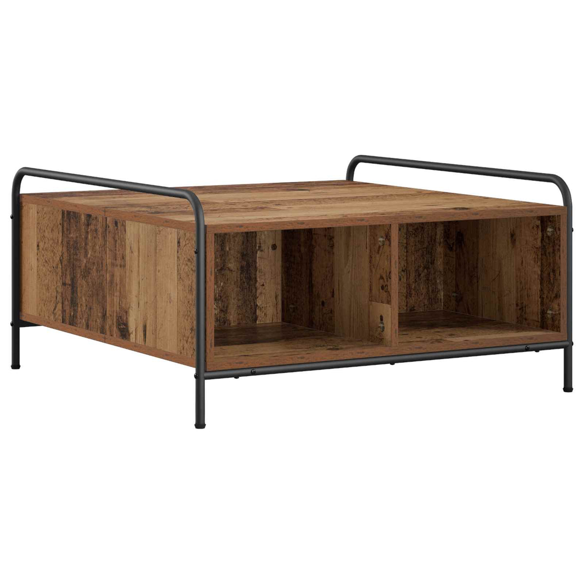 Coffee Table Old Wood 80 x 80 x 41 cm Engineered Wood