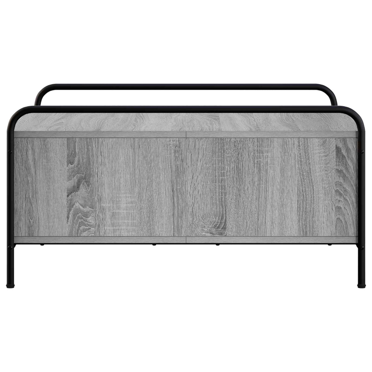 Coffee Table Grey Sonoma 90 x 90 x 41 cm Engineered Wood