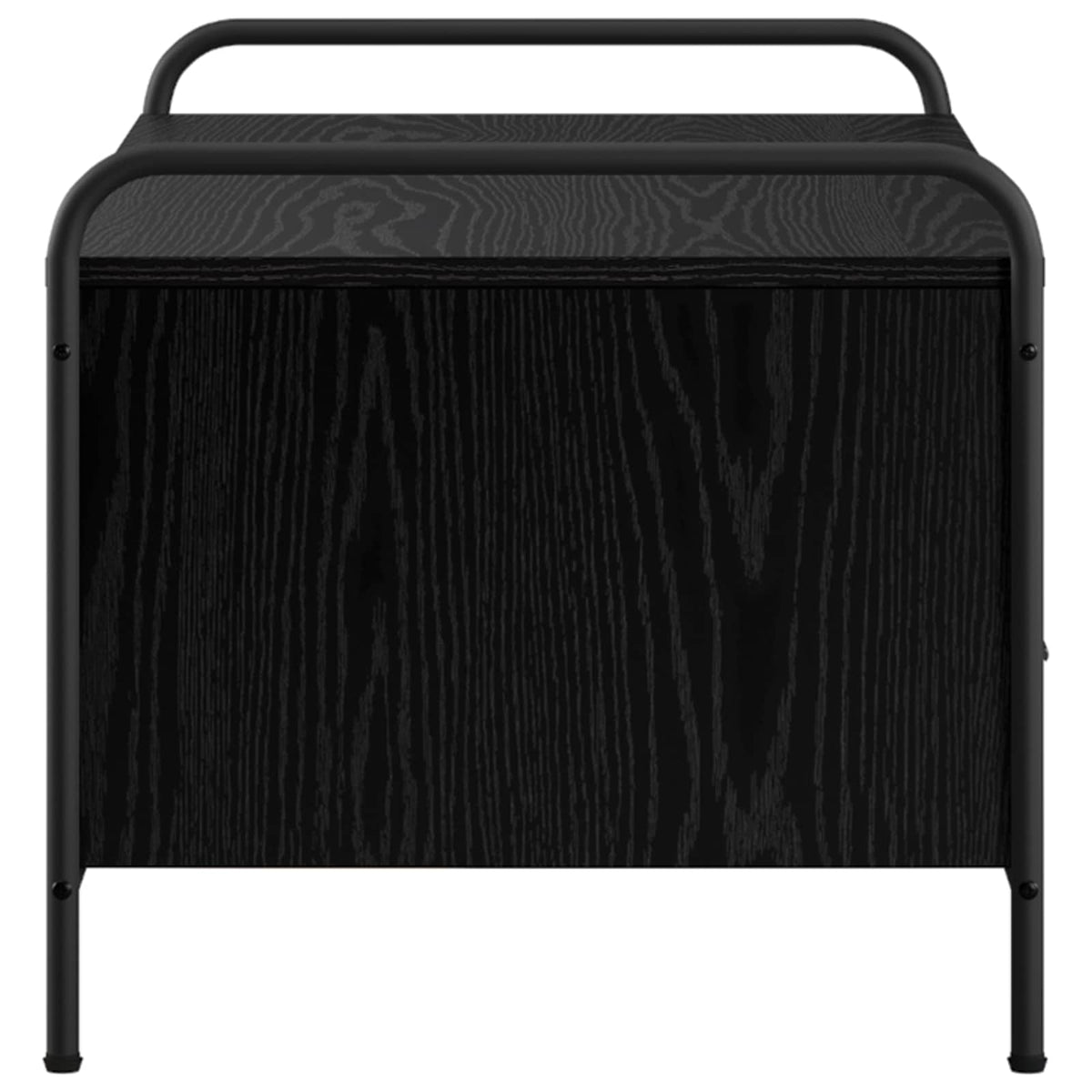 Coffee Table Black Oak 99.5 x 49 x 46 cm Engineered Wood