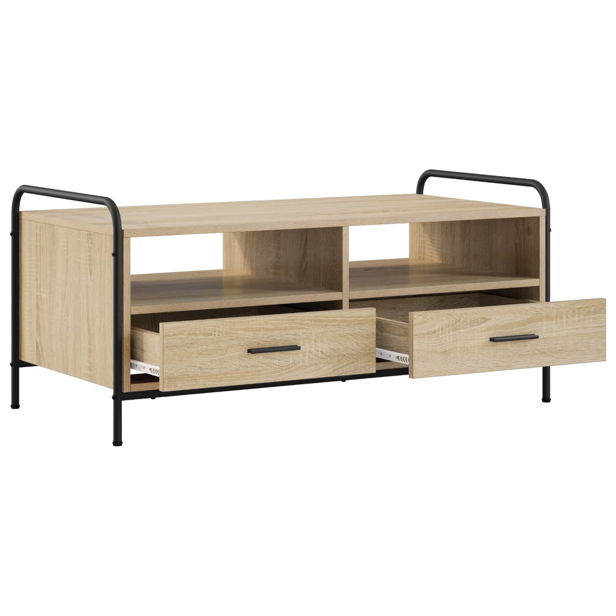 Coffee Table Sonoma Oak 99.5 x 49 x 46 cm Engineered Wood
