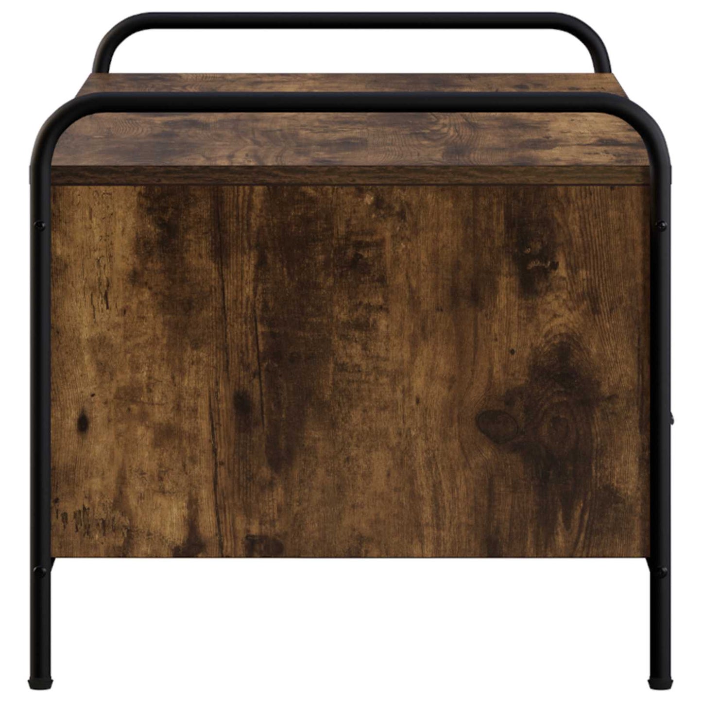 Coffee Table Smoked Oak 99.5 x 49 x 46 cm Engineered Wood
