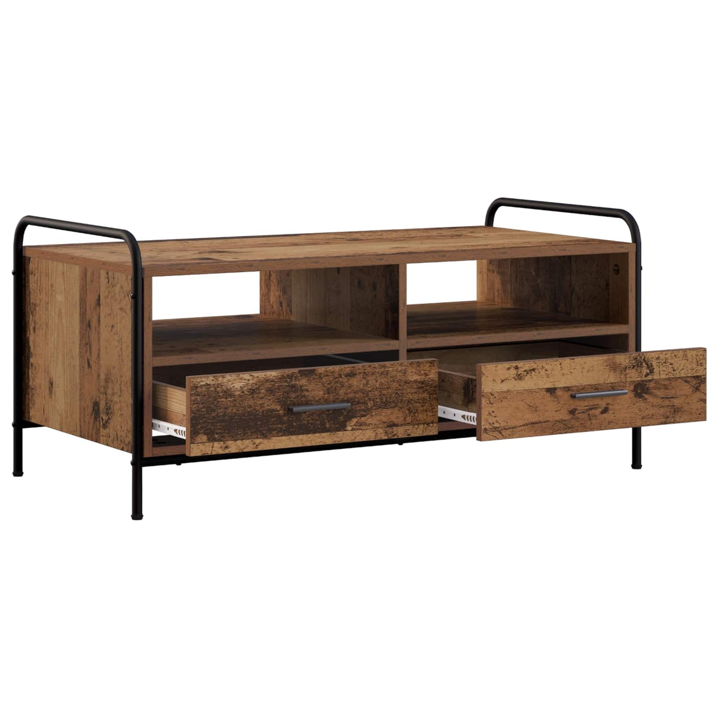 Coffee Table Old Wood 99.5 x 49 x 46 cm Engineered Wood