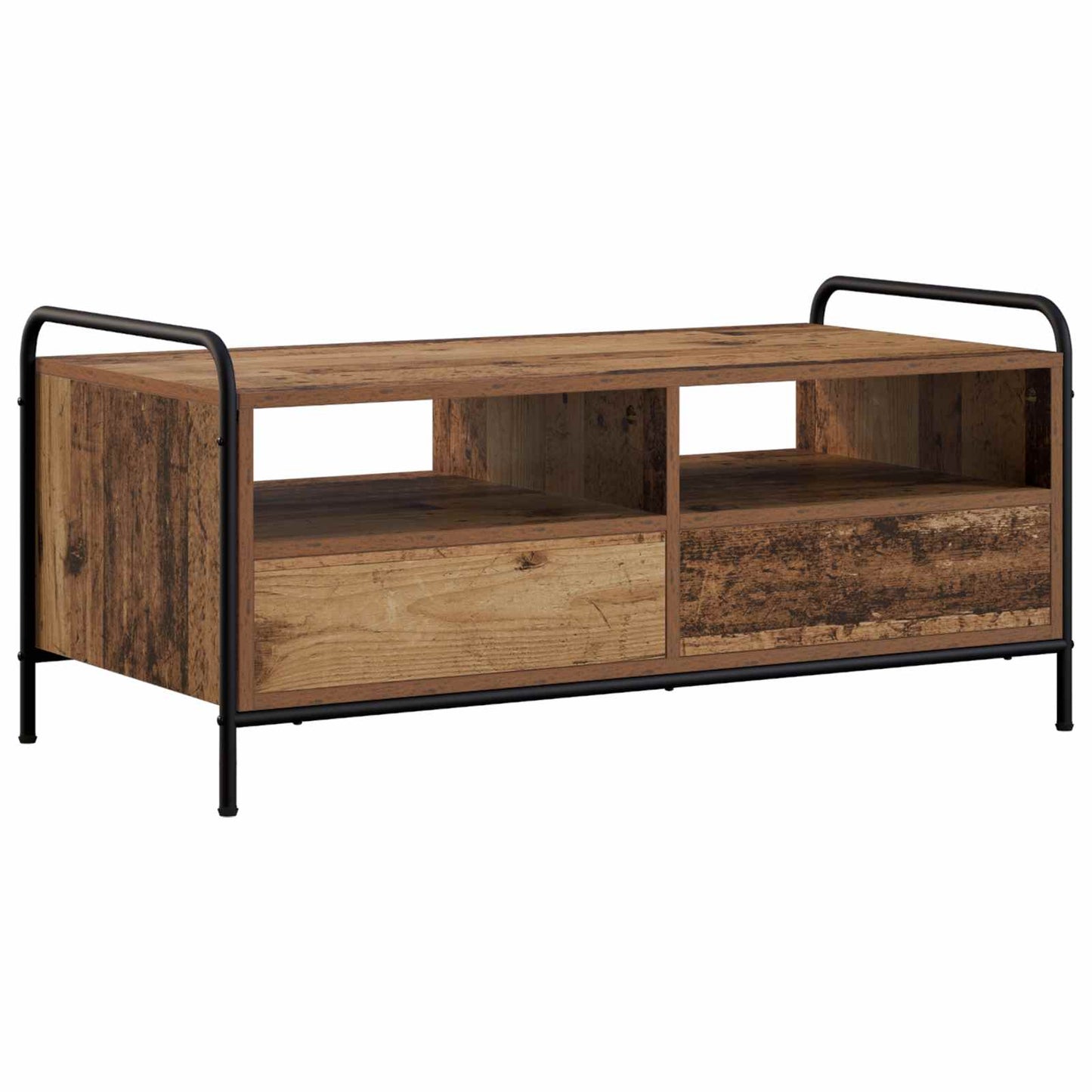 Coffee Table Old Wood 99.5 x 49 x 46 cm Engineered Wood