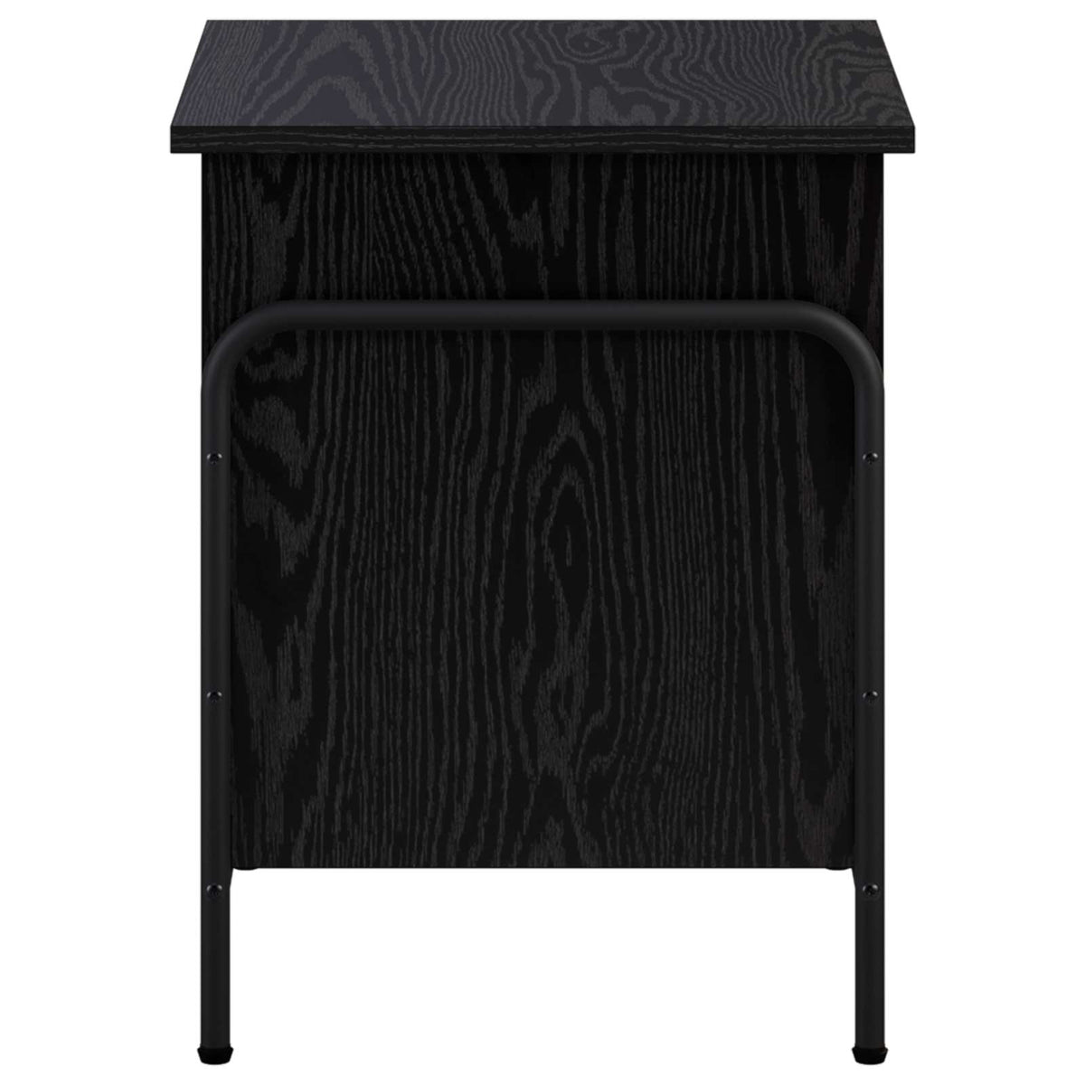 Storage Box Black Oak 40.5 x 40 x 49.5 cm Engineered Wood