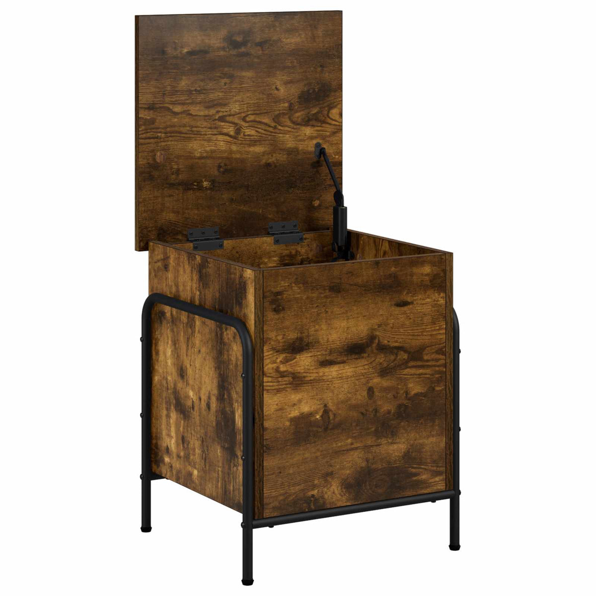 Storage Box Smoked Oak 40.5 x 40 x 49.5 cm Engineered Wood