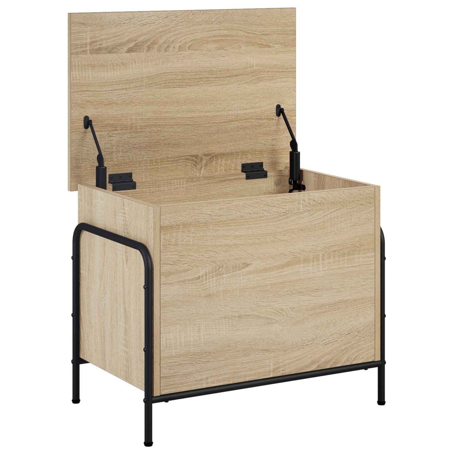 Storage Box Sonoma Oak 60 x 40 x 49.5 cm Engineered Wood