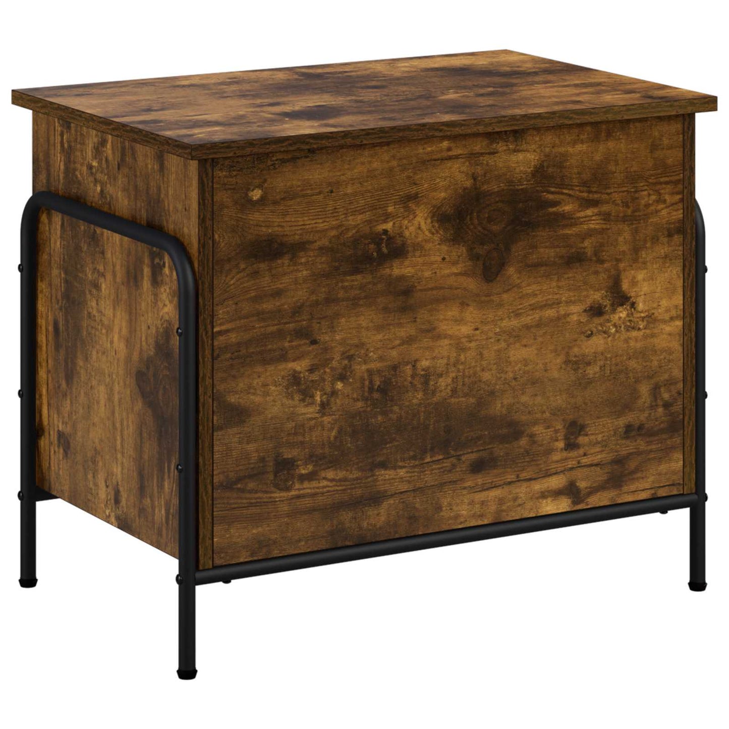 Storage Box Smoked Oak 60 x 40 x 49.5 cm Engineered Wood