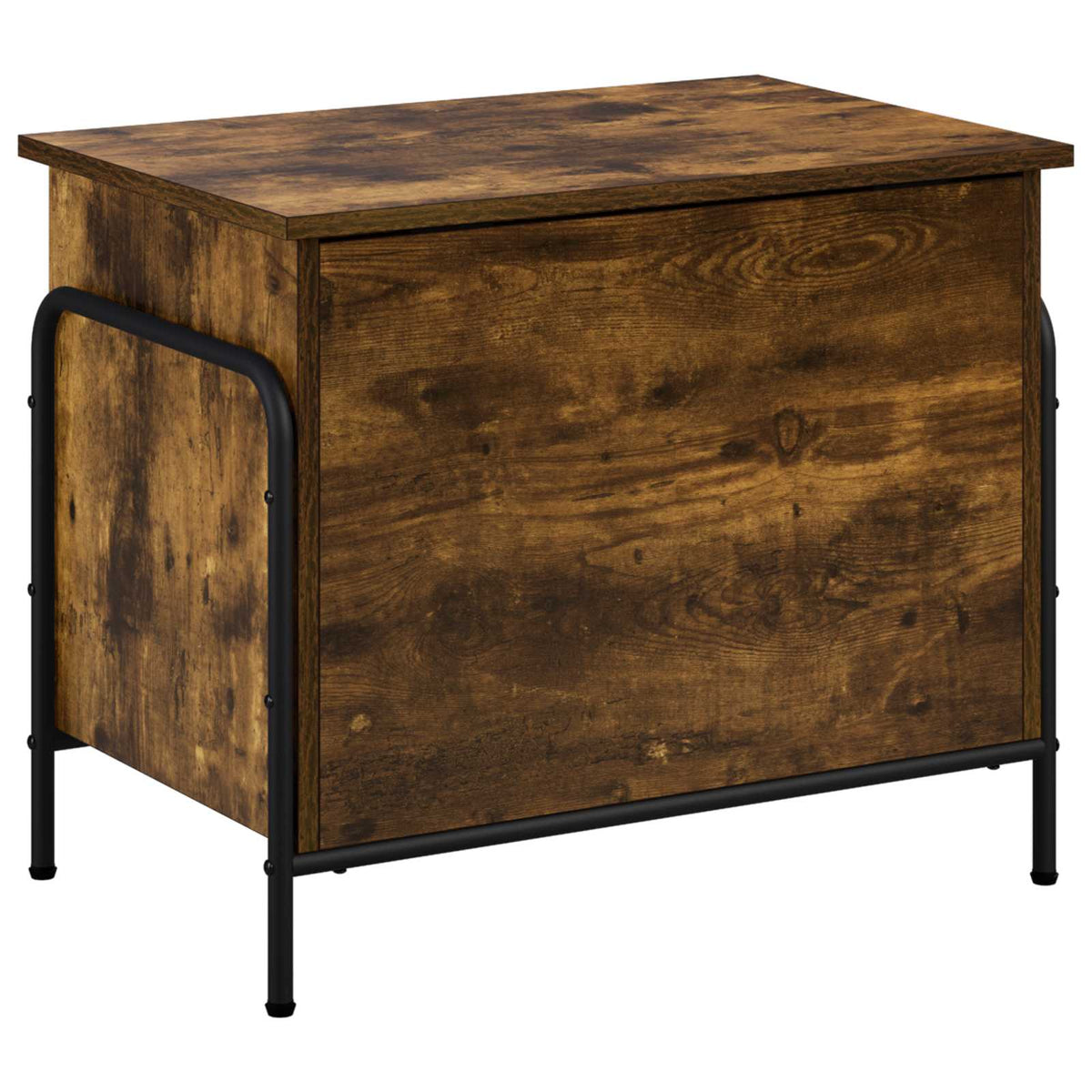 Storage Box Smoked Oak 60 x 40 x 49.5 cm Engineered Wood