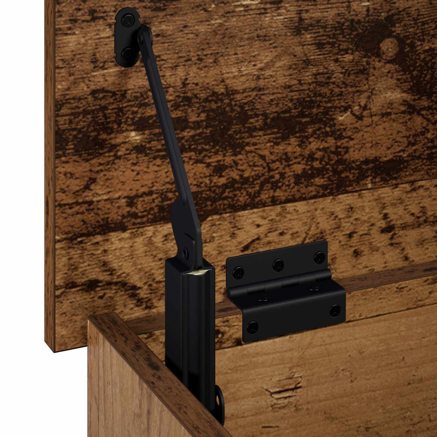 Storage Box Old Wood 60 x 40 x 49.5 cm Engineered Wood