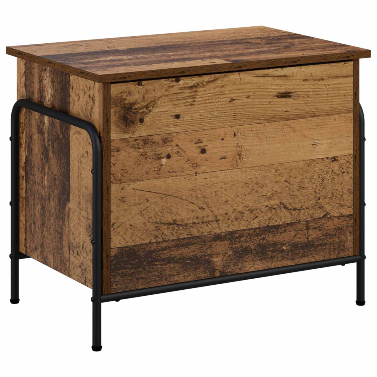 Storage Box Old Wood 60 x 40 x 49.5 cm Engineered Wood