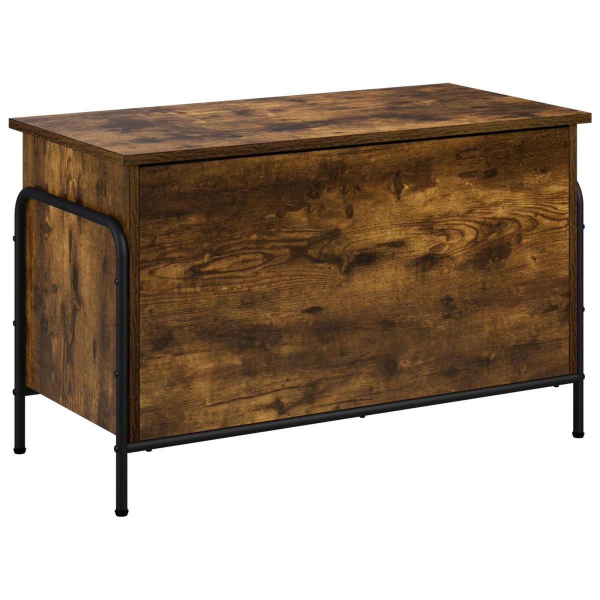 Storage Box Smoked Oak 80 x 40 x 49.5 cm Engineered Wood