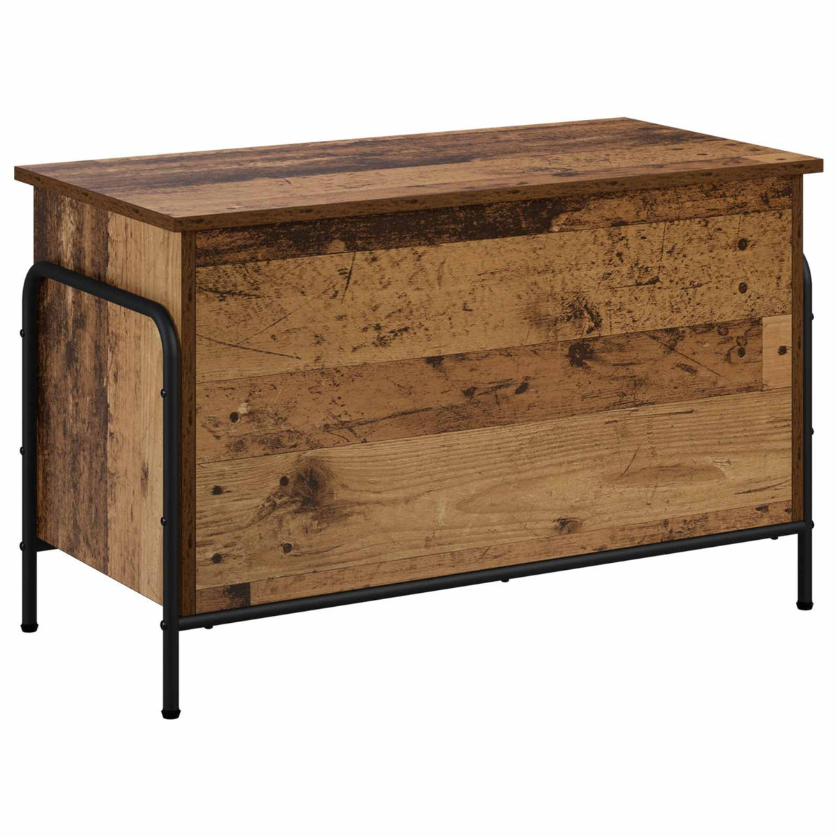 Storage Box Old Wood 80 x 40 x 49.5 cm Engineered Wood