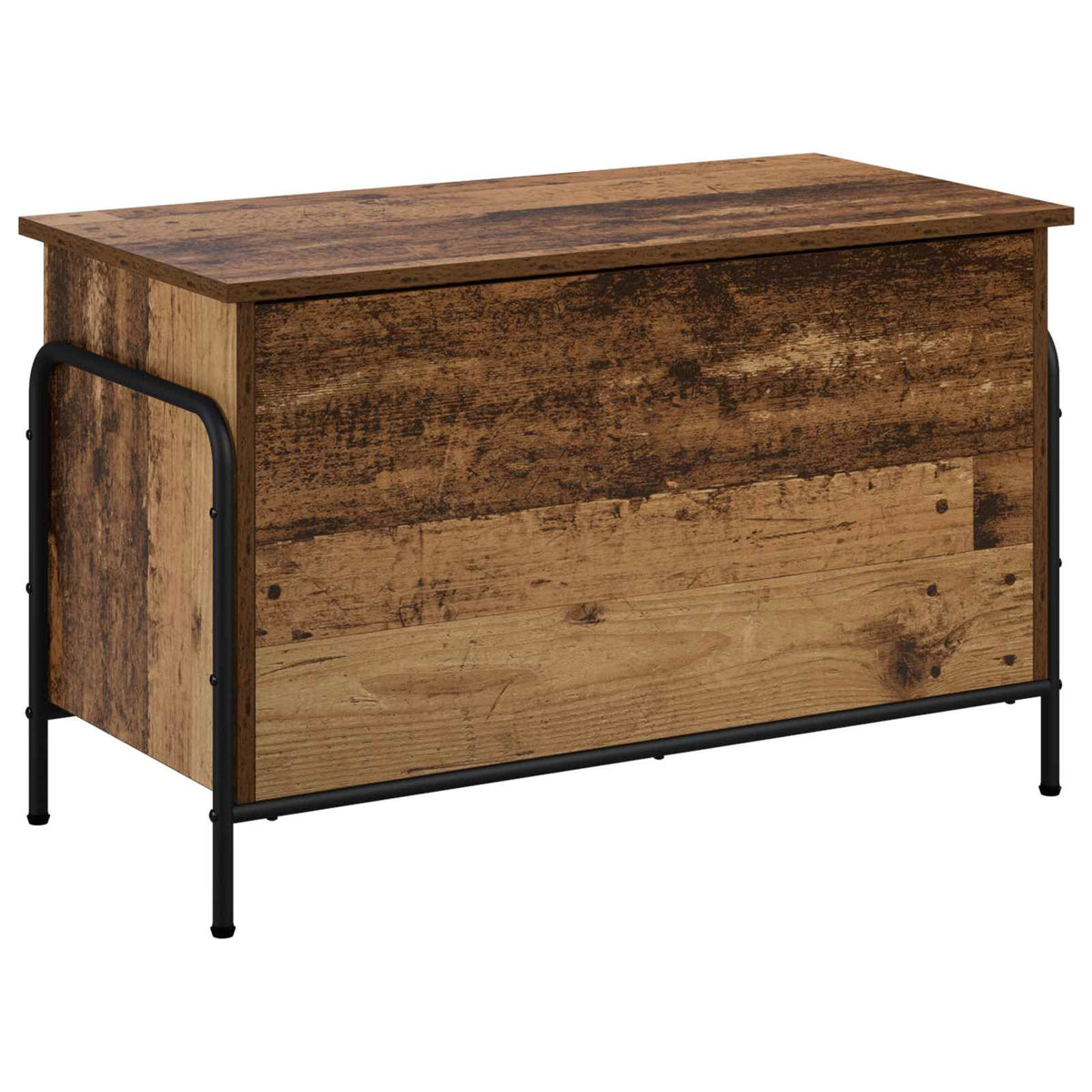 Storage Box Old Wood 80 x 40 x 49.5 cm Engineered Wood