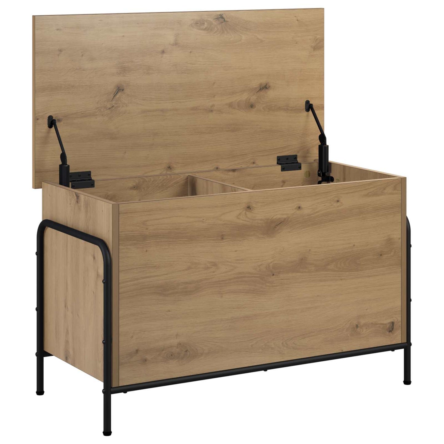 Storage Box Artisan Oak 80 x 40 x 49.5 cm Engineered Wood
