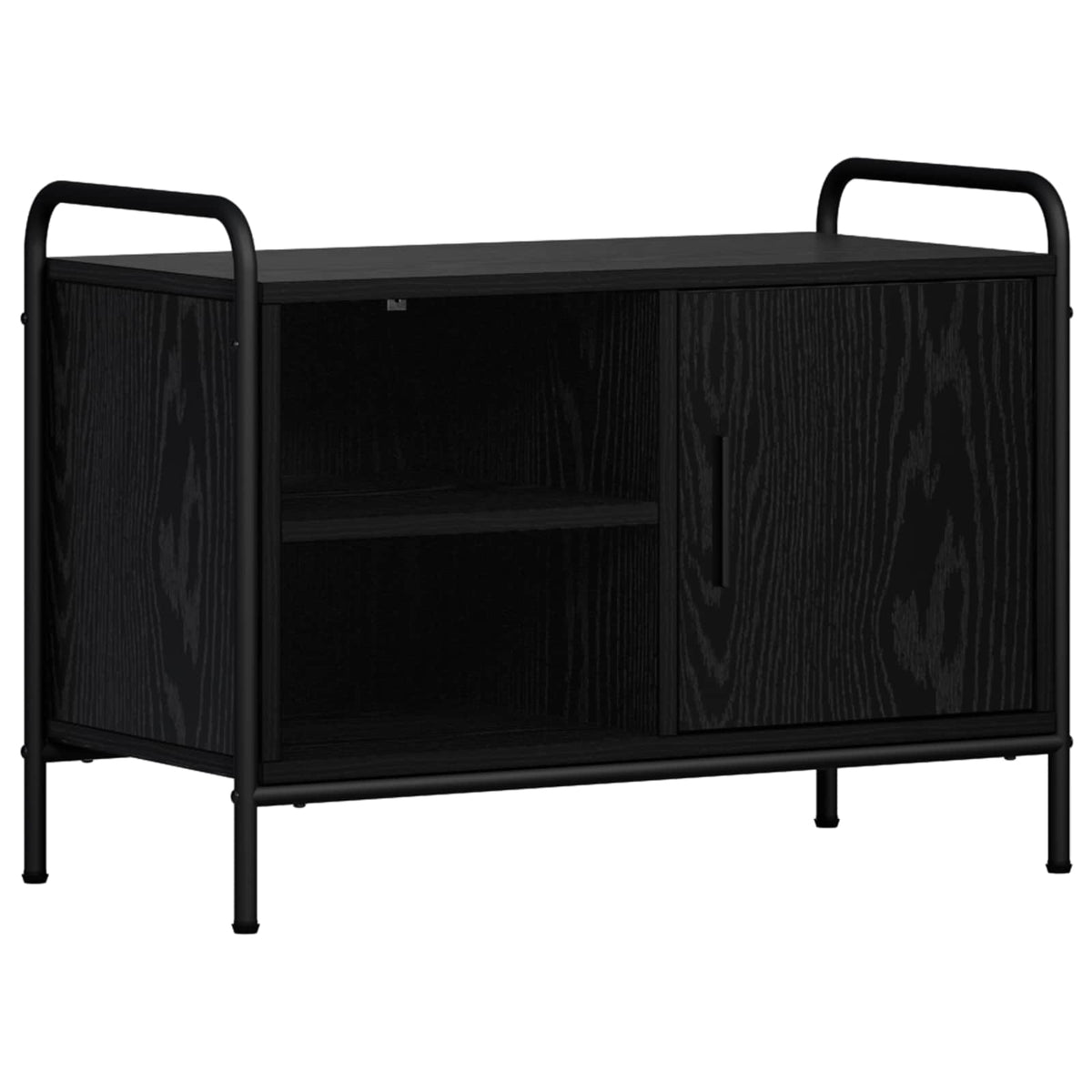 TV Cabinet 67.5 x 33 x 50 cm Black Oak