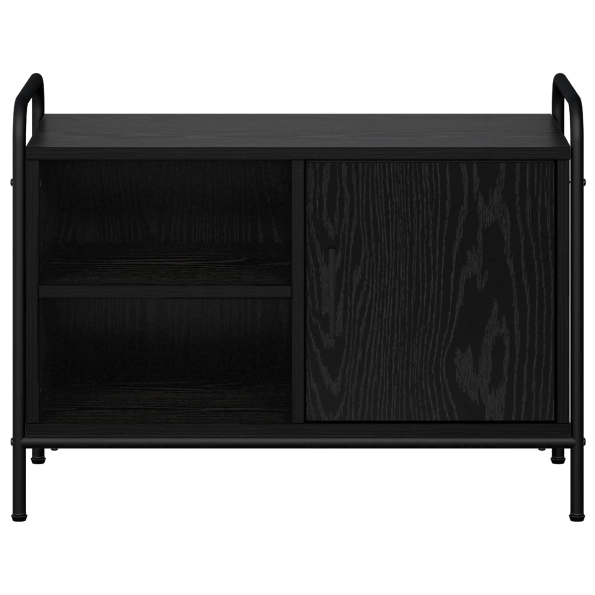 TV Cabinet 67.5 x 33 x 50 cm Black Oak