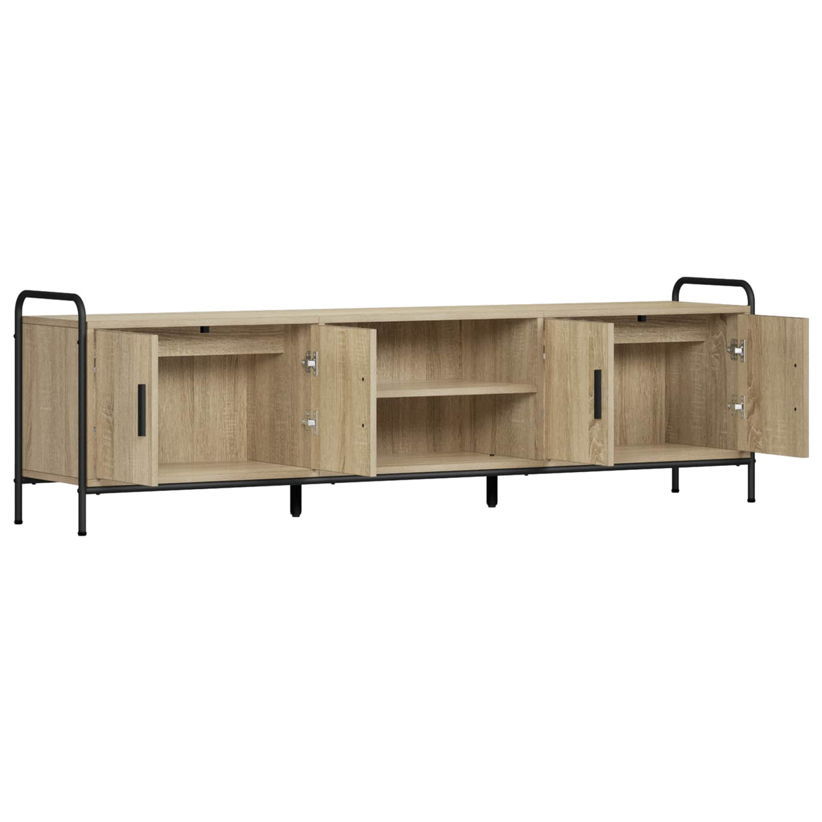 TV Cabinet 167.5 x 33 x 50 cm Sonoma Oak Engineered Wood