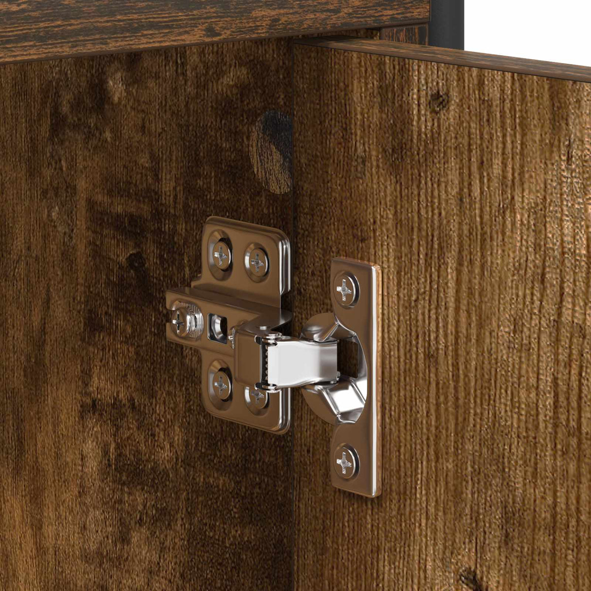 TV Cabinet 167.5 x 33 x 50 cm Smoked Oak Engineered Wood