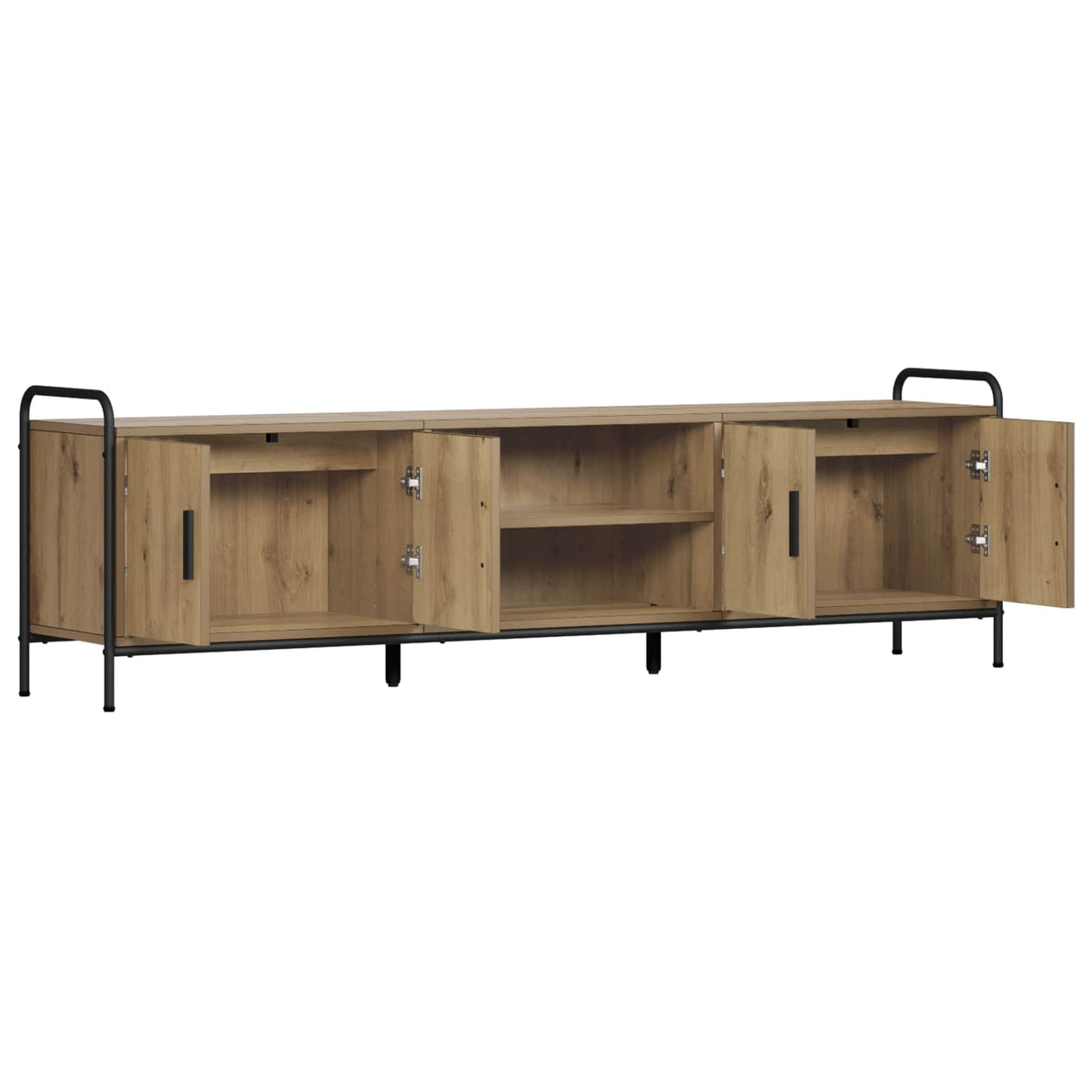 TV Cabinet 167.5 x 33 x 50 cm Artisan Oak Engineered Wood