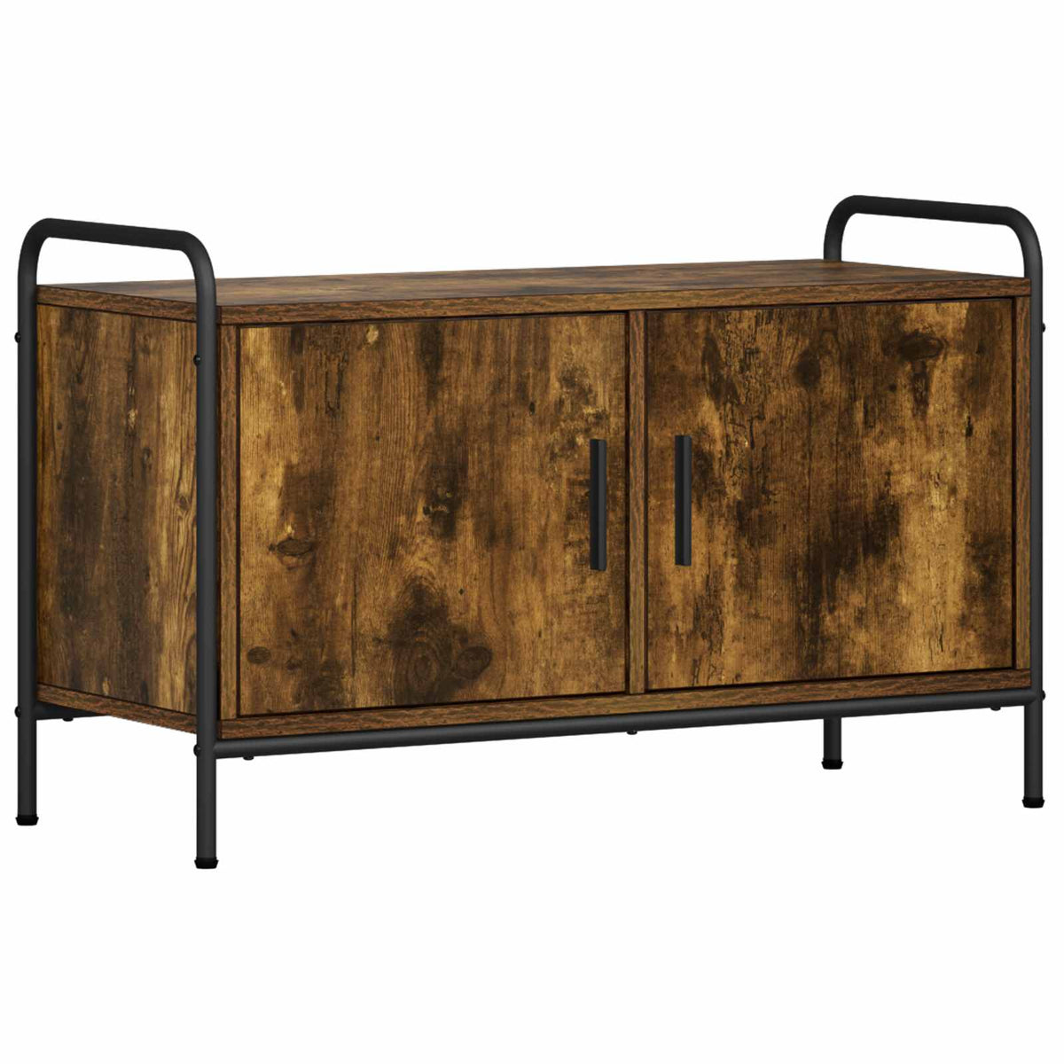 TV Cabinet 79.5 x 33 x 50 cm Smoked Oak Engineered Wood