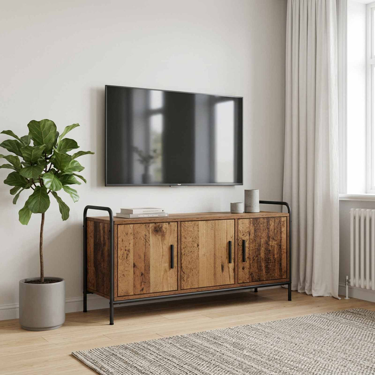 TV Cabinet 99 x 33 x 50 cm Old Wood Engineered Wood
