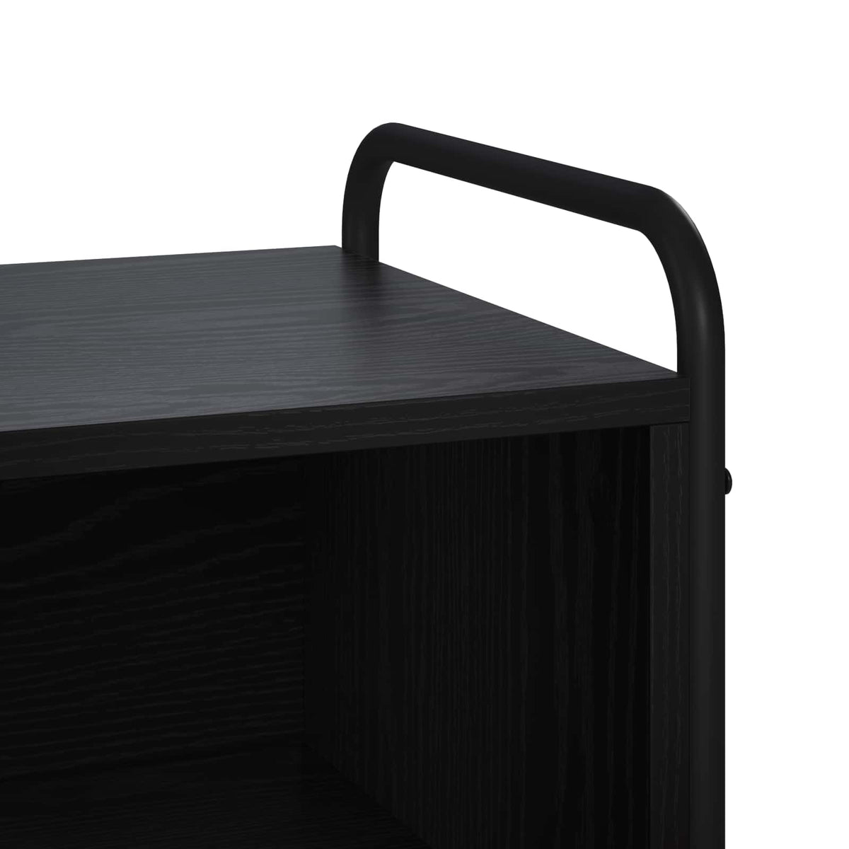 TV Cabinet 80 x 39.5 x 50 cm Black Oak Engineered Wood