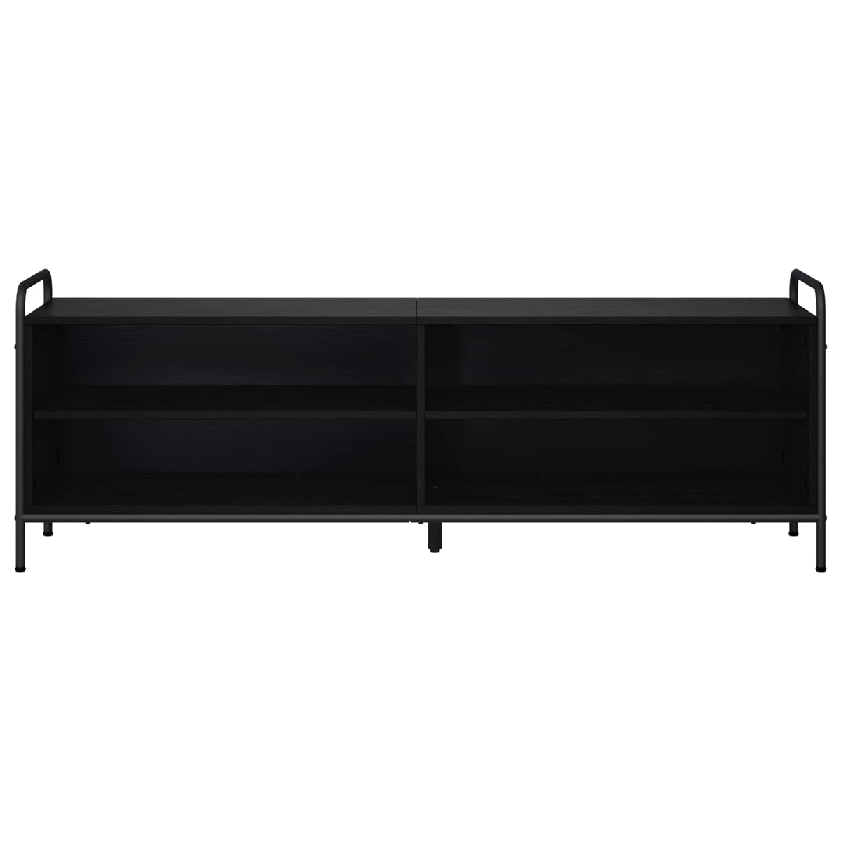 TV Cabinet 140 x 39.5 x 50 cm Black Oak Engineered Wood