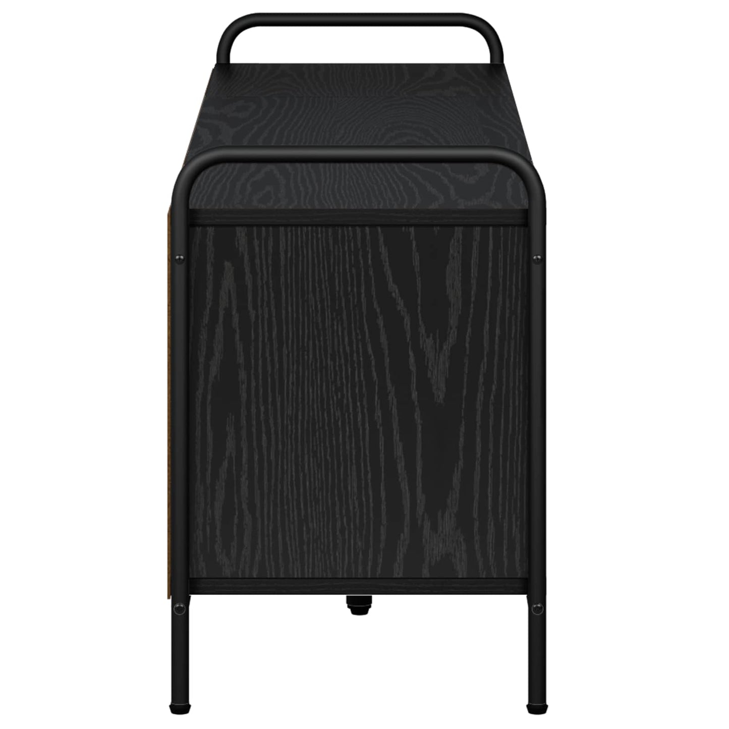 TV Cabinet 140 x 39.5 x 50 cm Black Oak Engineered Wood