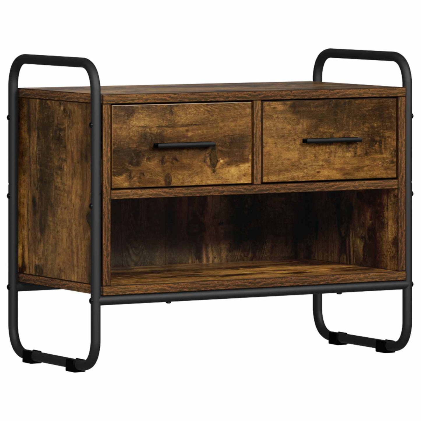 TV Cabinet 60 x 30 x 50 cm Smoked Oak Engineered Wood