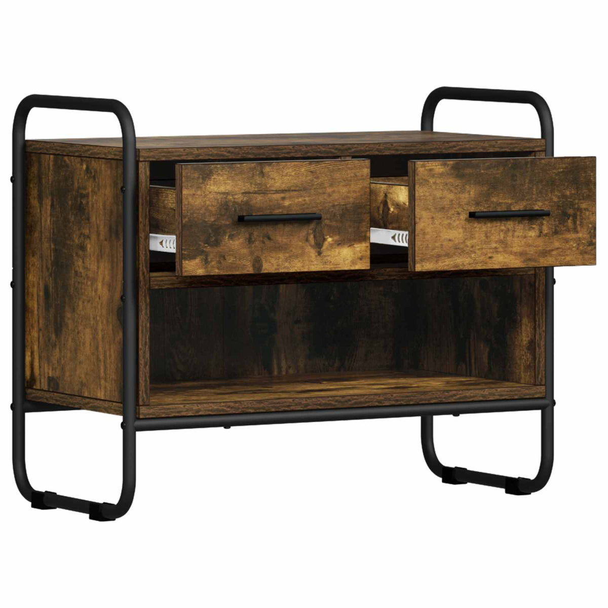 TV Cabinet 60 x 30 x 50 cm Smoked Oak Engineered Wood